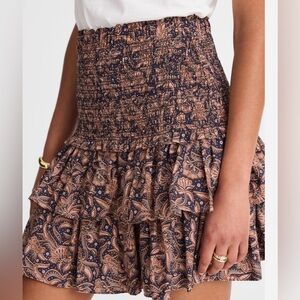 Madewell NWT Tiered Mini Skirt